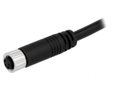 Conector M8 5m 4 Pin Drept cu Manșon și Cabluri