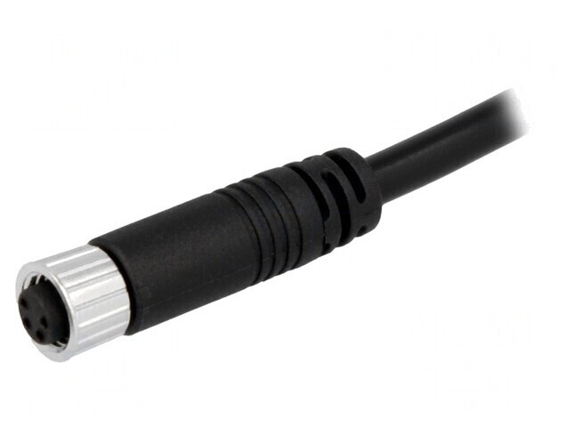 Conector M8 5m 4 Pin Drept cu Manșon și Cabluri