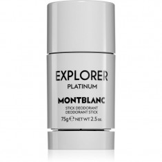 Montblanc Explorer Platinum deodorant stick pentru bărbați 75 g