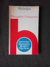 Pantagruel/Gargantua, textes choisis 1532-1534 - Rabelais (carte in limba franceza)