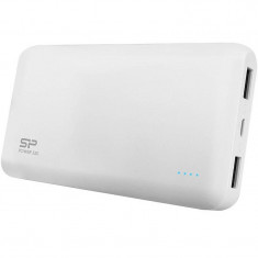 Acumulator extern Silicon Power S50 5000 mAh 2 x USB LED White foto