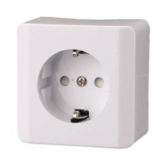 Priza de retea cu impamantare, 230V, IP20, de interior, Home - 4 prize
