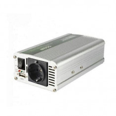 Invertor tensiune, Sal SAI 100USB, 12V DC/220V AC, 1000 W, USB, carcasa metal Mania Tools foto