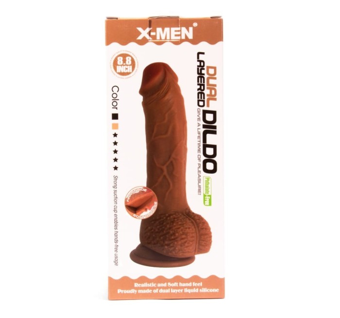 Dildo X-MEN Dual Layered 22cm