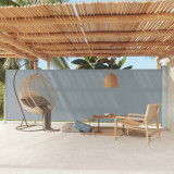 Copertina laterala retractabila de terasa, gri, 180x600 cm GartenMobel Dekor, vidaXL