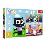 Cumpara ieftin Puzzle Trefl Maxi - Planeta Milo, Aventurile motanului Milo, 24 piese