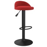 Cumpara ieftin Scaun de bar, rosu vin, catifea