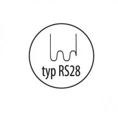 Capse, agrafe pentru reparat plastic tip RS28, 0,8mm, val mare, 100buc.