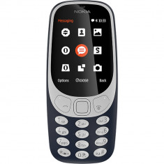 Telefon mobil Nokia 3310 (2017) Dual Sim Conectivitate 2G Radio FM Player MP3 Blue foto