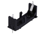 Suport Baterie AA Negru pentru Lipire