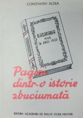 PAGINI DINTR-O ISTORIE ZBUCIUMATA-CONSTANTIN ALDEA 1993 foto