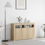 vidaXL Bufet Stejar Sonoma 116 x 30 x 75 cm Lemn compozit 3333878
