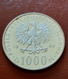 Polonia 1000 zloti 1983 Ag Papa I.Paul II