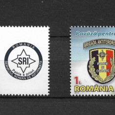 ROMANIA 2012 - ZIUA LUPTATORULUI ANTITERORIST, VINIETA 1, MNH - LP 1962b