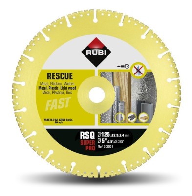 Disc diamantat pt. descarcerare 115mm, RSQ 115 Super Pro - RUBI-30900 foto