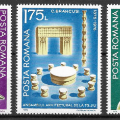 Romania 1976 - Centenarul nasterii lui C Brancusi, serie nestampilat, MNH, LP906