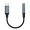 Adaptor Wozinsky WACM-01 USB-C - Jack Mini 3.5mm - Negru