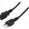 Cablu alimentare AC, 1.8m, 3 fire, culoare negru, CEI 23-50 (L) mufa, IEC C13 mama, SUNNY - C13IT18