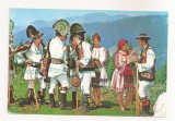 RF53 -Carte Postala- Port Popular din Bistrita Nasaud, circulata 1973