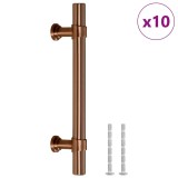 Cumpara ieftin Manere de dulap, 10 buc., bronz, 96 mm, otel inoxidabil