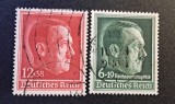Germania (Deutsches Reich 1937&ndash;1938) (12+38Pf Roșu 1937 &amp; 6+19Pf Verde "Reichsparteitag 1938") (Ștampilate / Used) CLK1
