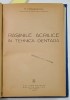 Rășini Acrilice Tehnică Dentară + Proteza de Retenție Kemeny Imre (1952-1957) - Colecție 2 Cărți Anatomie Dentară