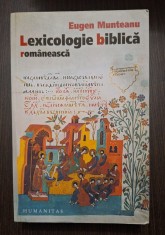 LEXICOLOGIE BIBLICA ROMANEASCA - EUGEN MUNTEANU foto