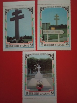 RAS AL KHAIMA, DE GAULLE - MNH foto