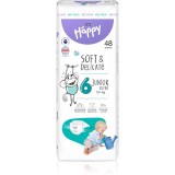 Bella Baby Happy Soft&amp;Delicate Size 6 Junior Extra scutece de unică folosință 15+ kg 48 buc