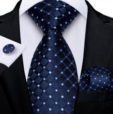Set cravata + batista + butoni - matase 100% - model 527 foto
