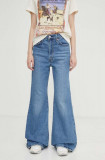 Levi&#039;s jeansi RIBCAGE BELLS femei high waist