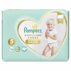 Scutece Pampers Premium Care Pants 5 Value Pack, 34 buc/pachet foto