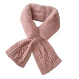 Cumpara ieftin Fular tricotat cu blanita