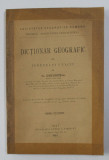 DICTIONAR GEOGRAFIC AL JUDETULUI FALCIU de C. CHIRITA - IASI, 1893