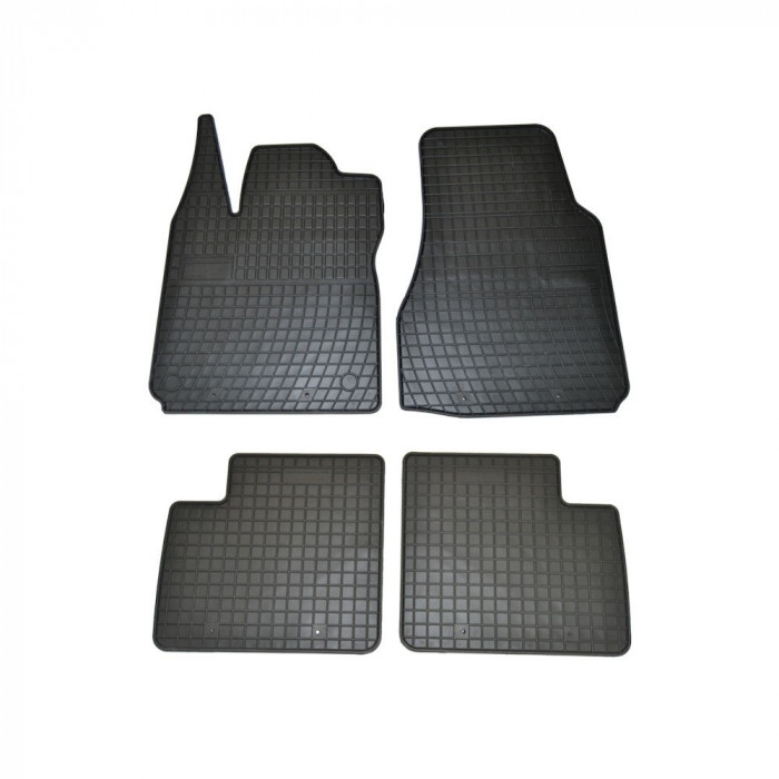 Set covorase auto din cauciuc Renault Twingo III din 2014- culoare Negru, presuri BestAutoVest, 4 buc. AutoDrive ProParts