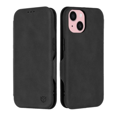 Husa 360&amp;Atilde;&amp;sbquo;&amp;Acirc;&amp;deg; iPhone 15 Techsuit Safe Wallet Plus, negru foto