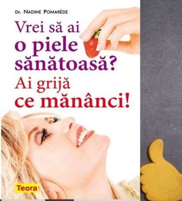 Vrei o piele sanatoasa? Ai grija ce mananci! Nadine Pomarede foto