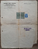 Certificat privind activitate emis si semnat de arhitectul Emil Prager, 1941