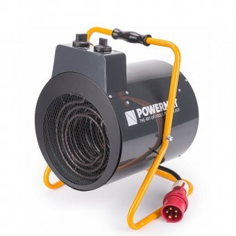 Tun de caldura industrial ceramic, Trifazat 400V, Trepte putere 52 / 4500 / 9000 W, debit aer 620 m&amp;sup3;/h foto