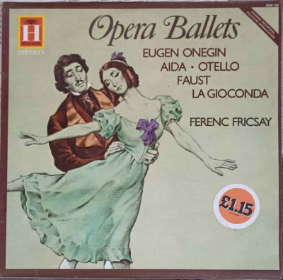 Disc vinil, LP. Opera Ballets - Eugen Onegin, Aida, Otello, Faust, La Gioconda-Charles Gounod, Guiseppe Verdi, A foto