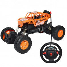 Masinuta Jeep radiocomandata cu acumulator reincarcabil si suspensii independente Off-road 1:18 Rock Crawler foto