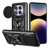 Husa Techsuit CamShield Neagra pentru Xiaomi Redmi Note 14 Pro 4G, protectie camera
