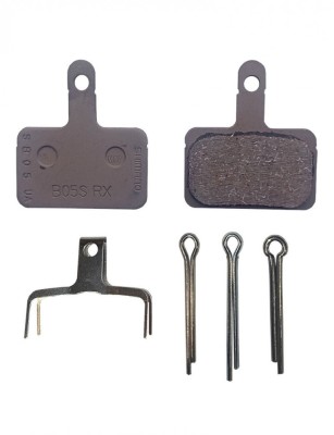 Placute de frana Shimano B05S resin cu arc, 3 tipuri de split pin Cod:EBPB05SRXCS foto