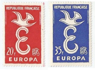 |Franta, Europa CEPT, 1958, MNH foto