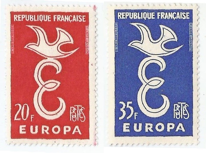 |Franta, Europa CEPT, 1958, MNH