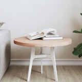 vidaXL Blat de masă rotund, &Oslash;50x2,5 cm, lemn masiv de fag