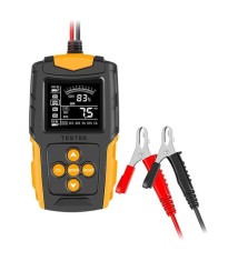 Tester DIGITAL acumulatori 12V/24V 2-220Ah Acid/plumb AGM AGA Gel EFB EUROKOMP foto