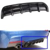 Difuzor Bara Spate Universal Negru Tuning Auto Exterior 66cm x 15cm Ornament Plastic Maleabil &reg; ALM