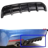 Difuzor Bara Spate Universal Negru Tuning Auto Exterior 66cm x 15cm Ornament Plastic Maleabil &reg; ALM
