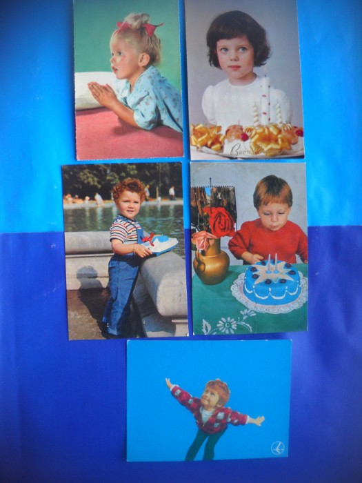 HOPCT LOT NR 988 COPII -5 CARTI POSTALE-NECIRCULATE